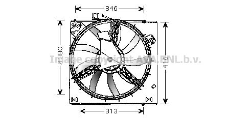 AVA QUALITY COOLING Вентилятор, охлаждение двигателя RT7526